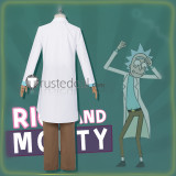 Rick and Morty Cartoon Rick Sanchez White Lab Coat Cosplay Costume