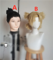 Naruto Shikamaru Temari Nara Black Bonde Styled Cosplay Wig