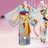 Onmyoji Shiranui Summer Yukata Kimono Cosplay Costume