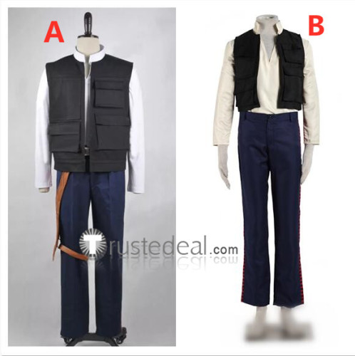 Star Wars 4 7 The Force Awakens Han Solo Cosplay Costumes