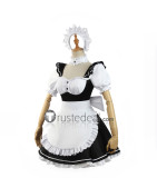 Date A Live Kurumi Tokisaki Maid Figure Black White Cosplay Costume