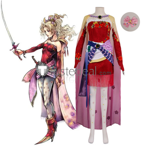 Dissidia Final Fantasy NT VI Tina Terra Cosplay Costume
