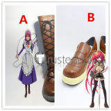 Shakugan no Shana Wilhelmina Carmel Shana Brown Cosplay Shoes Boots