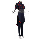 Street Fighter IV Chun Li Black Red Cosplay Costume