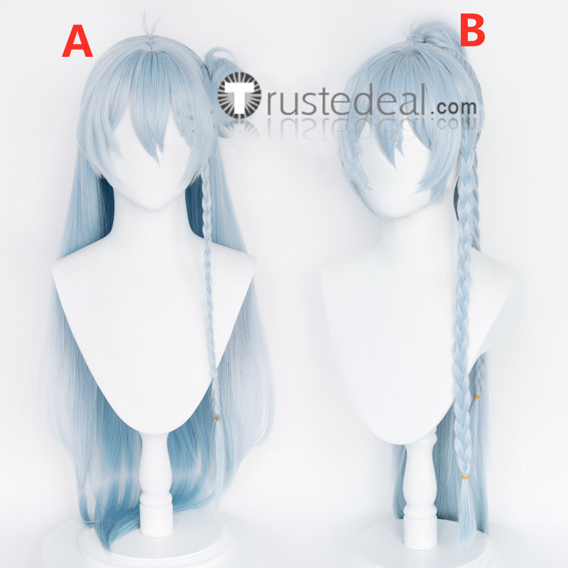 Ensemble Stars!! Fine Yuzuru Fushimi Long Hair Blue Cosplay Wig