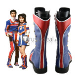 Ultraman Belial Zariba of All Territory ZAT Ultraman Red Silver Cosplay Shoes Boots