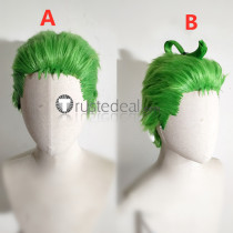 One Piece Zoro Roronoa Green Styled Cosplay Wigs