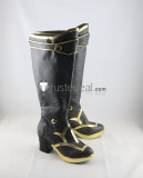 Overwatch Ashe New Hero Black Red Brown Cosplay Boots Shoes