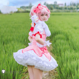 Puella Magi Madoka Magica Kaname Madoka Pink Cosplay Costume 2