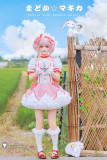 Puella Magi Madoka Magica Kaname Madoka Pink Cosplay Costume 2