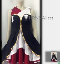 DNF Duel Dungeon Fighter Dragon Knight Black Red White Cosplay Costume