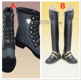 Dai Gyakuten Saiban The Great Ace Attorney Adventures Steampunk Detective Sherlock Holmes Barok van Zieks Cosplay Shoes Boots