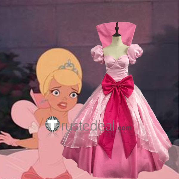 The Princess and the Frog Charlotte La Bouff Pink Cosplay Costume