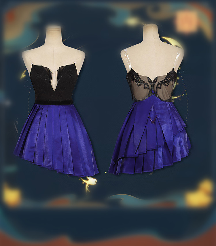 Genshin Impact Keqing Opulent Splendor New Skin Keqing Cosplay Costume