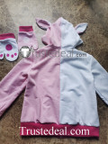 Super Danganronpa 2 Goodbye Despair Academy Usami Monomi Cosplay Pink Hoodie Jacket