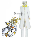 Jojo's Bizarre Adventure Rohan Kishibe Heaven's Door White Silver Cosplay Costumes