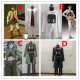 Jojo's Bizarre Adventure Diamond Is Unbreakable Rohan Kishibe White Green Cosplay Costumes