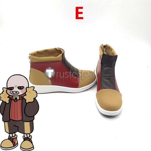Undertale Ink!Sans Cosplay Shoes Boots – FM-Anime