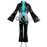 Vocaloid Hatsune Mikuo Black Blue Cosplay Costume