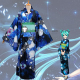 Vocaloid Project DIVA Megurine Luka Hatsune Miku Yukata Style Kimono Cosplay Costume