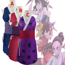 Kimetsu no Yaiba Demon Slayer Tengen Uzui Wife Makio Suma Hinatsuru Kimono Cosplay Costumes