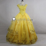 Beauty and the Beast Disney Princess Belle Yellow Cosplay Costumes