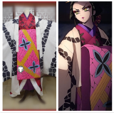 Kimetsu no Yaiba Demon Slayer Daki District Arc Warabihime Hotaru Haganezuka Kimono Cosplay Costumes