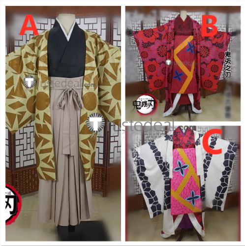 Kimetsu no Yaiba Demon Slayer Daki District Arc Warabihime Hotaru Haganezuka Kimono Cosplay Costumes