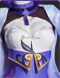 Genshin Impact Keqing Fanart Bunny Purple Cosplay Costume