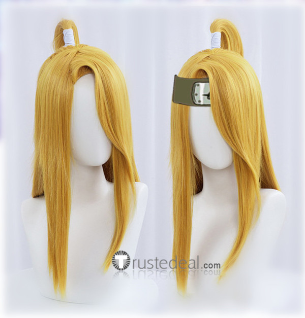 Naruto Golden Deidara Blonde Cosplay Wig 2