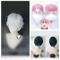 Munou na Nana Talentless Nana Hiiragi Nana Nanao Nakajima Kyouya Onodera Pink Ponytails White Green Cosplay Wigs