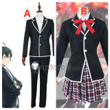 Yahari Ore My Youth Romantic Comedy Is Wrong Hachiman Hikigaya Yukino Yukinoshita School Uniform Cosplay Costumes