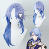 Genshin Impact Kamisato Ayato Blue Cosplay Wigs