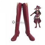 Black Clover Magna Swing Vanessa Enoteca Charlotte Roselei Luck Voltia Black Brown Silver Cosplay Shoes Boots