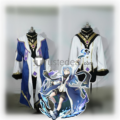 Tensei Shitara Slime Datta Ken Isekai Memories Rimuru Tempest Blue White Cosplay Costume