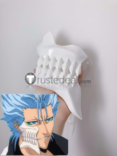 Bleach Grimmjow Jaegerjaquez White Mask Cosplay Props Accessory 3D Printing