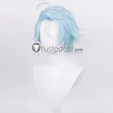 Genshin Impact Concert Drummer Chongyun Child Young Shenhe Greyish Black Blue Cosplay Wigs