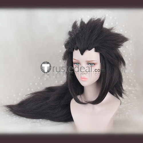 Fairy Tail Gajeel Redfox Long Black Cosplay Wig