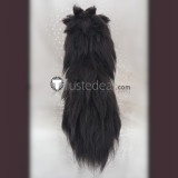 Fairy Tail Gajeel Redfox Long Black Cosplay Wig
