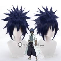 Fairy Tail The Black Dragon Acnologia Human Doctor Blue Cosplay Wig