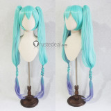 Vocaloid Hatsune Miku Magical Mirai 2021 Green Ponytails Cosplay Wig