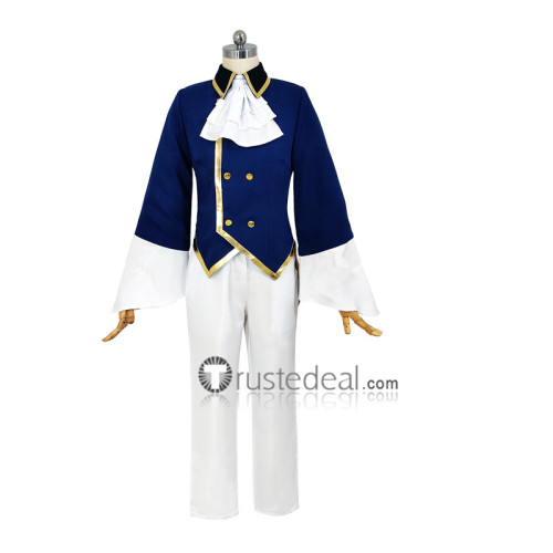 The King of Fighters Elisabeth Blanctorche Blue White Cosplay Costumes