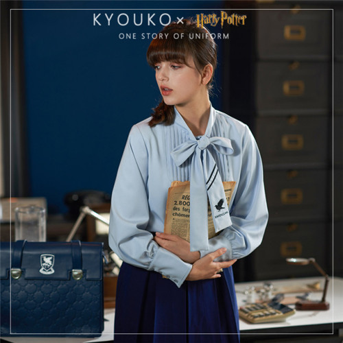 Kyouko & Harry Potter Co-signed JK Uniform Blouse Gryffindor Ravenclaw Hufflepuff Slytherin