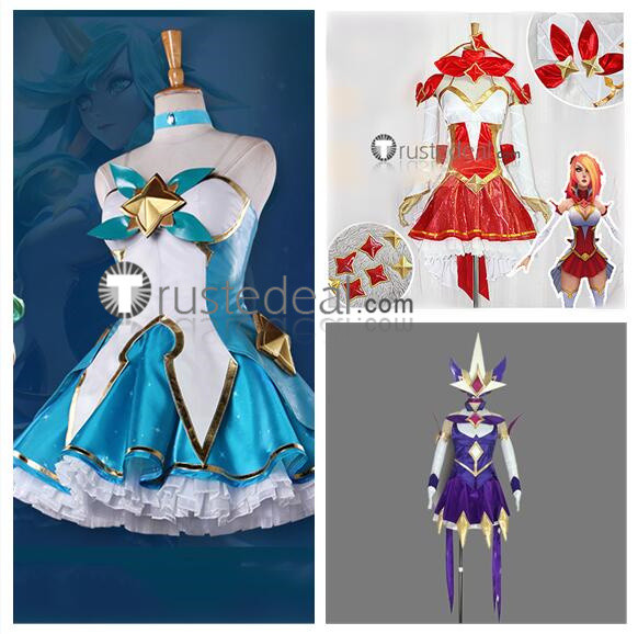 League of Legends LOL Star Guardian Syndra Miss Fortune Soraka Cosplay Costumes