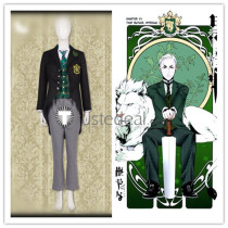 Black Butler Kuroshitsuji Public School Arc Weston College Herman Greenhill Uniform Cosplay Costume