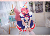 1/3 Delusion Honor of Kings King's Glory Da Ji Coffe Maid Lolita Blue Cosplay Costume