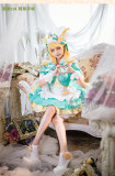 1/3 Delusion Honor of Kings King's Glory Da Ji Coffe Maid Lolita Cosplay Costume