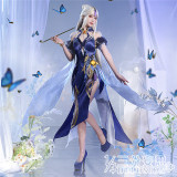 1/3 Delusion Genshin Impact Orchid's Evening Gown Ningguang Cosplay Clothes Set