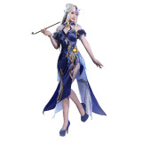 1/3 Delusion Genshin Impact Orchid's Evening Gown Ningguang Cosplay Clothes Set