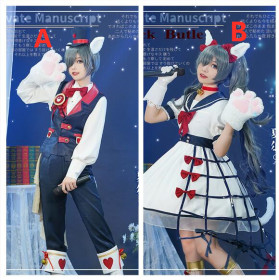 ChuShouMao Black Butler Ciel Phantomhive Idol Lolita Dress Girl Boy Cosplay Costumes